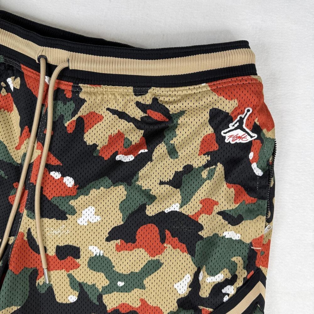 Jordan Flight Heritage Camo Shorts Mens XXL RARE 7" Basketball Jumpman